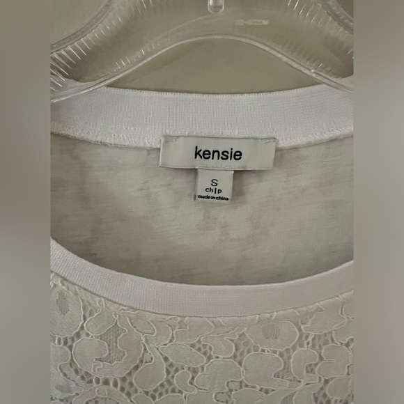 NWT: Kenzie White Lace Top - Picture 5 of 7